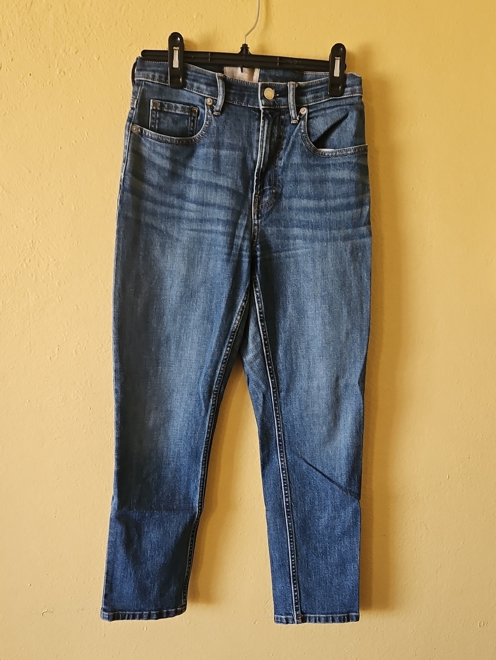 Everlane Women's Straight-Leg Jeans in Mid Blue
